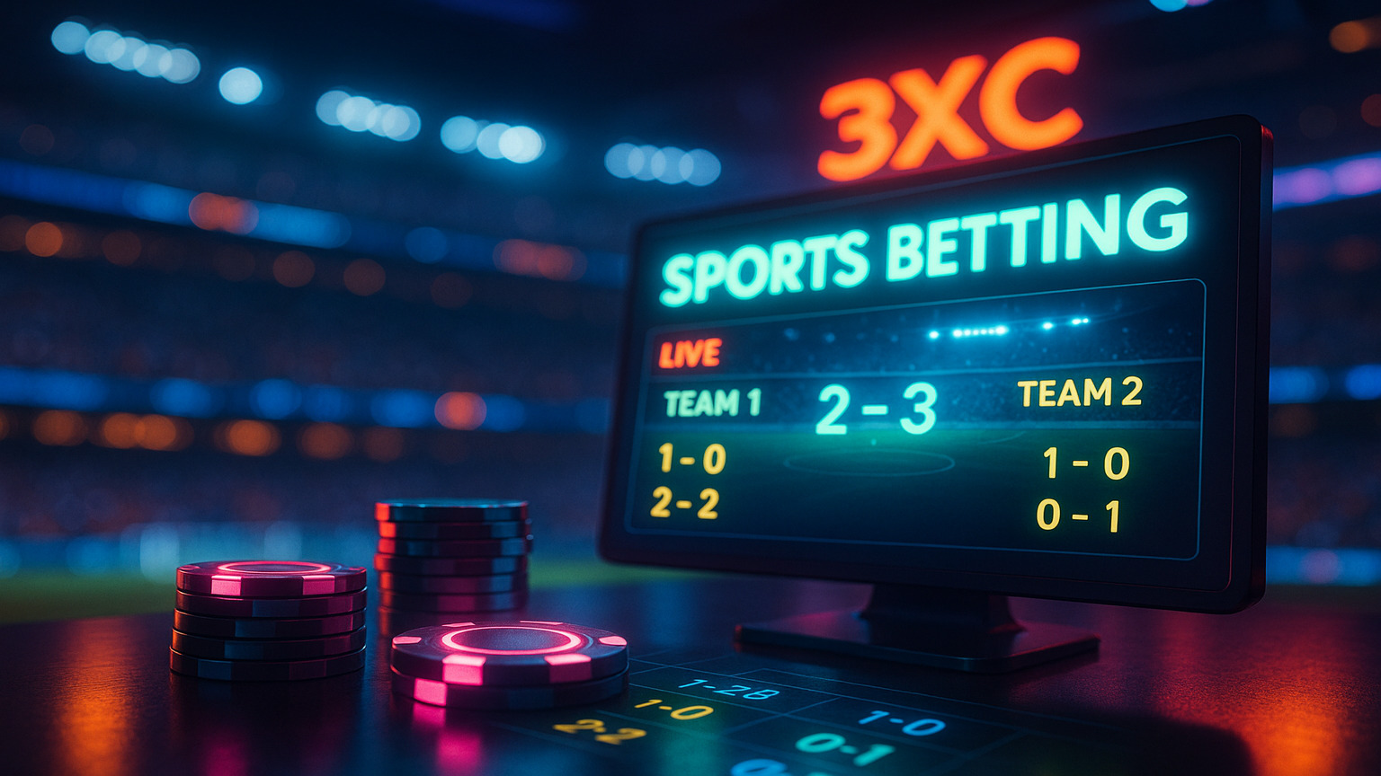 Apostas no cassino online 3XCASINO
