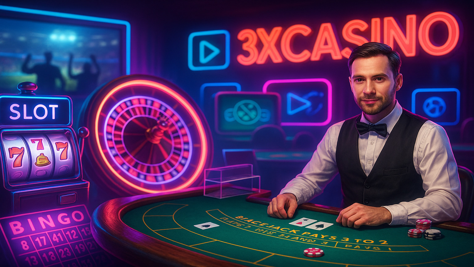 Jogos de cassino online 3XCASINO